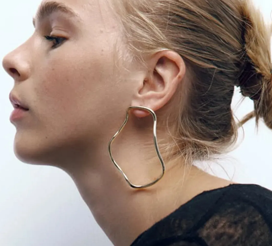 Sophia Statement Earrings - Gold