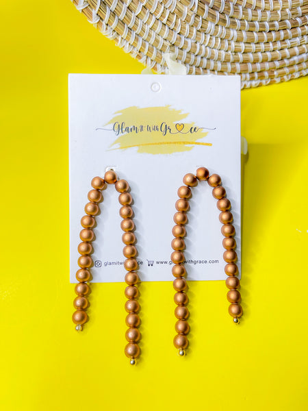 Beaded Beauty Statement Earrings